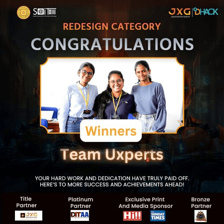 1st Place — Redesign Category